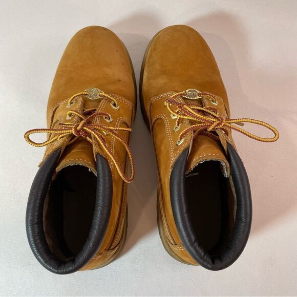 Timberland Nellie Chukka leather ankle boots in wheat beige women’s 9 - Picture 8 of 12